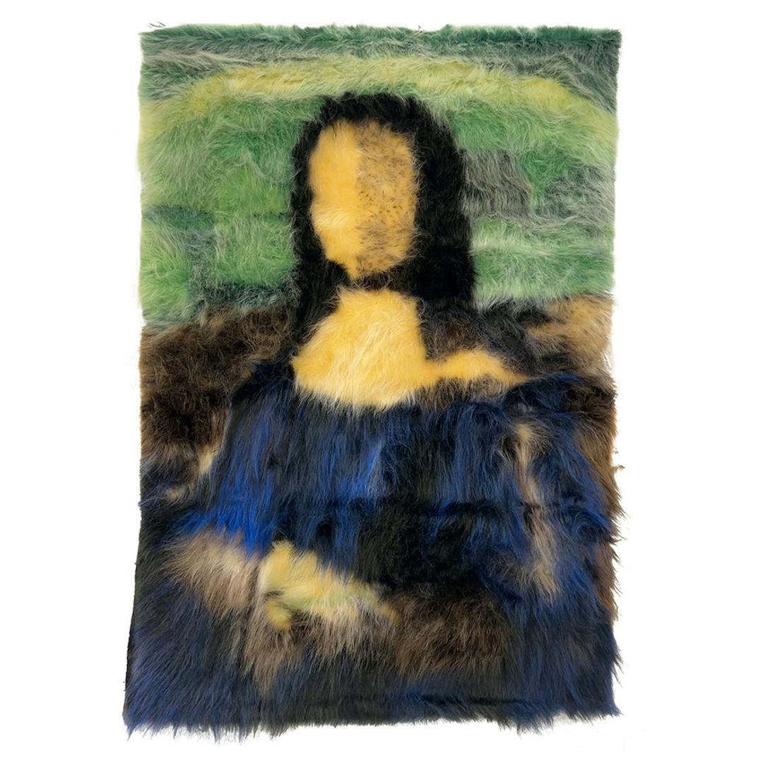 Fluffy Mona Lisa Tavla 120x80cm